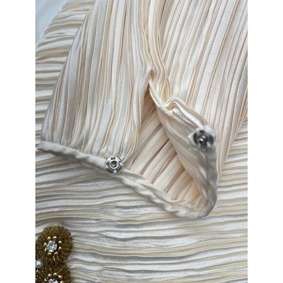 Formal Threads Faux Pearls / Beaded Jacket Size 12 - Picture 10 of 11